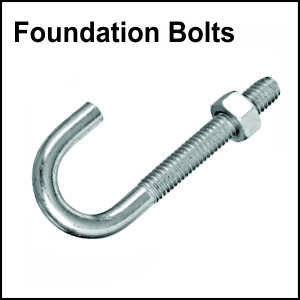 J Type Foundation Bolt